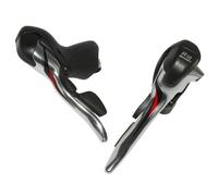 MicroShift Levier-manette route 10V Triple alu Argent (paire) Compatible Shimano sauf Tiagra 4700