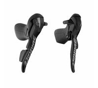 Levier-manette route patin sunrace 9v. double alu noir compatible shimano (paire
