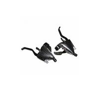 Levier-manette vtt 3x7v. noir alu azera pour frein v-brake compatible shimano (paire)