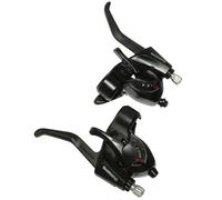 Levier-Manette Vtt Shimano Stef41 3x6v. Noir Pour Frein V-Brake (Paire) 2 Doigts