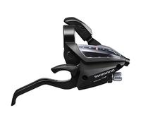 LEVIER-MANETTE VTT SHIMANO STEF500 DROIT 7V. NOIR POUR FREIN V-BRAKE 2 DOIGTS