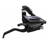 Levier-manette vtt shimano stef500 droit 7v. noir pour frein v-brake 2 doigts noir