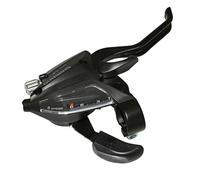 LEVIER-MANETTE VTT SHIMANO STEF500 DROIT 8V. NOIR POUR FREIN V-BRAKE 2 DOIGTS