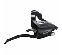 Levier-manette vtt shimano stef500 droit 8v. noir pour frein v-brake 4 doigts noir G