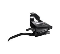 Shimano Levier de frein avec manette Tourney EF500 droit 8 vitesses V-brake 4 doigts noir