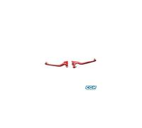 levier moto tun'r compatible avec derbi senda sm/r race 2003-2009 rouge (pr)