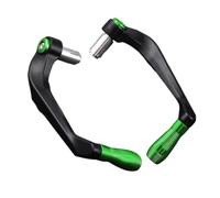 Levier Protection D'Embrayage Moto 7/8 "22mm Moto Guidon Frein Embrayage Leviers Protecteur Garde Fit Utiliser for Kawasaki Z800 Z650 Z900 Z400 Z1000 Z1000R Z1000SX Z900RS(Green-A)