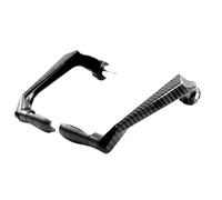 Levier Protection D'Embrayage Moto Protecteurs de guidon universels en aluminium, gravure 3D, 7/8 pouces, for moto, Scooter, vélos montagne, levier frein(Black)
