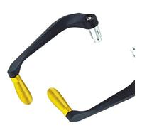 Levier Protection D'Embrayage Moto Protecteurs universels de guidon moto 7/8 pouces, levier d'embrayage frein en alliage d'aluminium for et Scooter(Golden)