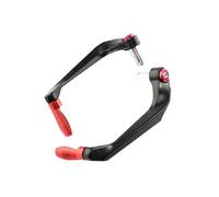Levier Protection D'Embrayage Moto Protège-mains de moto, pièces modifiées for guidon 7/8 pouces, protection universelle d'embrayage frein(Red)