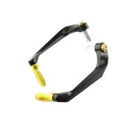 Levier Protection D'Embrayage Moto Protège-mains de moto, pièces modifiées for guidon 7/8 pouces, protection universelle d'embrayage frein(Gold)