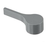 Levier vapeur pour machine à expresso 870/876/878 - Bouton de rechange pour machine à expresso eau chaude - Pièce de rechange pour Pla Medium 13 x 6 x 3 cm - Argent
