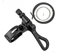 Levier Vélo Tout-terrain 22.2mm Montage pour rapide Levier Vélo | Design à charnière, compatible guidon 22.2mm standard, installation outils, kit câble inclus(Black)
