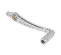 Levier vitesse à pédale moto Pédale de changement de vitesse ou de frein CNC réglable à double roulement pour moto, avec repose-pieds pour commandes reculées