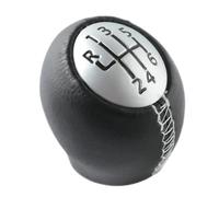 Levier Vitesse Couvert Pommeau pour Megane pour Scenic pour Espace pour Laguna 5/6 Vitesses pommeau de Levier de Vitesse de Voiture Levier bâton Stylo Pommeau De Levier(LeatherWhite 6 Speed)