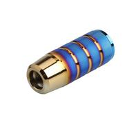 Levier Vitesse Voiture Pommeau Levier Vitesse Universel, Accessoire Pour Voiture, Levier Vitesse Manuel Avec Adaptateurs, Compatible Avec La(Baked gold blue)