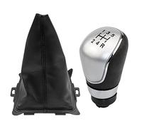 Levier Vitesse Voiture pour Ford pour Fiesta 2008 2009 2010 2011 2012 Accessoires De Style De Voiture 5/6 Vitesses Pommeau Levier Vitesse Manuel Guêtre Couvercle Botte TêTe Levier Vitesse (Couleur :