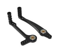 Levier Vitesses Frein Accessoires De Moto, Levier De Vitesse Ou De Frein À Double Roulement Réglable, Pédale De Changement De Vitesse avec Repose-Pieds, Kit pour Commandes Arrière