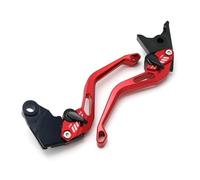 Leviers D’embrayage À Frein Court Réglables Moto Pour X-11 X11 NK Pour Vélo Nue CB 1100 SF CB1100 CB1100SF 1999 2000 2001 2002(ROUGE)