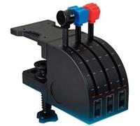 Leviers d'ace de bloc de vol pour simulation professionnelle Logitech Noir Noir G