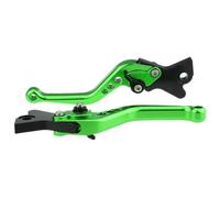 Leviers De Frein Et D'embrayage CNC Courts Longs, Poignées Moto Réglables, Pour Vespa PX Disc Modèles LML 125 150 200 Star PX125 Perche Levier Poignée(Short Green)