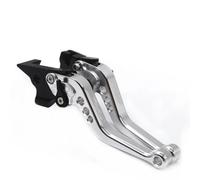 Leviers De Frein Et D'embrayage CNC Réglables Et Pliables Moto Pour CB500X 2013, 2014, 2015, 2016, 2017, 2018, 2019, 2020, 2021 2022 D'embrayage Frein Universel(Silver)