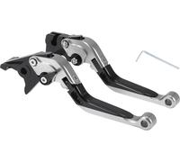 Leviers De Frein Et D'Embrayage Courts Et Longs Pour Yamaha Yzf R1 2002-2003 Levier De Frein De Moto Réglable En Alliage D'Aluminium Tête De Couleur Argentée Poignée Noire