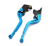 Leviers De Frein Et D'embrayage Courts/longs Pour SUZUKI Pour GSXR150 Pour GSXR125 Pour GSXS150 Accessoires De Moto 2020 2021 Kit Levier Embrayage Levier Frein Moto(Long sky blue)