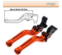 Leviers De Frein Et D'embrayage Courts Pour Moto,Pour Honda Cbr929rr Cbr 929rr Cbr 929 Rr 2000 2001 - Type Short Orange