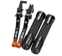Leviers De Frein Et D'embrayage Et Poignées De Guidon Pour MT-25 MT 25 MT25 2015-2022 2021 2020 2019 2018 2017 20(BlackOrange)