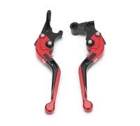 Leviers De Frein Et D'embrayage Moto Pour KAWASAKI Pour NINJA 125 250R 300R Z300 400 Z400 Pour VERSYS 300X Z125 Z250SL 2016-2017(Red)