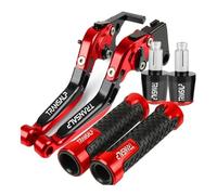 Leviers De Frein Et D'embrayage Pliables Réglables, Extrémités De Poignées De Guidon, Accessoires De Moto Pour Honda XL750 TRANSALP XL 750 2023 2024 Xl750(Rouge)