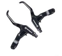 Leviers de frein FR5 en alliage d'aluminium pour freins en V et freins à disque, design ergonomique avec collier de serrage de 22,3 mm, compatibles avec VTT et vélos de route (noir)