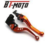Leviers De Frein Hydrauliques Et D'embrayage,Pour Moto Yamaha Yzfr1 Yzf R1 Yzf-R1 1999 2000 2001,Poignée Réglable Courte/Longue - Type Short Orange