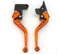 Leviers de Frein pour XJ 600 900 S Diversion XJ600s XJ900 1995-2003 TDM 850 TDM850 1991-2002 CNC Levier d'embrayage de Frein de Moto réglable(147mm Orange)