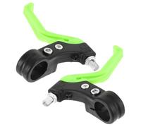Leviers de Frein Vélo Garçon et Filles Trois Doigts en Plastique Vert | Remplacement pour Guidon de Bicyclette, Usage Route, Design Léger, Installation Simple, Lot Adapté aux Jeunes Cyclistes