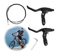 Leviers de frein vélo, Pièces Détachées de Vélo, Frein VTT, Remplacement Kit de Leviers de Frein avec Cable de Gaine Extérieure, Compatible avec Vélo de Route et VTT Avec Outil d'Installation Inclus