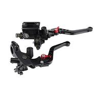 Leviers de maître-cylindre de frein, 1 paire de leviers de réservoir de maître-cylindre d'embrayage de frein universel pour moto 7/8 "(22 mm), noir