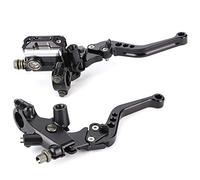 Leviers de maître-cylindre d'embrayage de frein, 1 paire 7/8 "(22mm) Leviers de réservoir de maître-cylindre d'embrayage de frein de moto universels