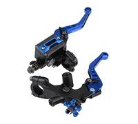 Leviers de Maître-cylindre Leviers de Frein 1 Paire 7/8 (22mm) Universel Moto Frein Embrayage Maître-cylindre Réservoir Leviers pour Levier de Frein 22mm, Yosoo Motocross Lever