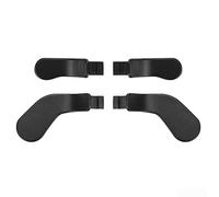 Leviers de pagaie en aluminium de qualité supérieure, pour Xbox Elite Series 2 - pagaies métalliques de rechange élégantes (noir)
