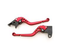 Leviers de poignée d'embrayage de frein de moto Levier D’embrayage De Frein Pour Hornet 599 600 900 CB600 CB900 CB600F CB400 CBF500 CBF600 CBR600 F2 F3 F4 F4i For Shadow 400 750(177 mm ROUGE)
