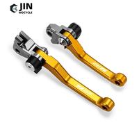 Leviers D'embrayage De Frein Cnc De Vélo,Pivot Pliable De Motocross,Poignée De Levier De Câble,Yamaha Yz250f,2009,2010,2020,2021,2022,Yz250 F,D343 - Type A Pair Gold