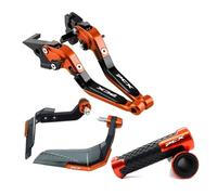 Leviers D'embrayage De Frein De Moto POUR Hon@&da PCX 125 PCX125 PCX150 160 150 PCX160 Moto CNC Levier D'embrayage De Frein Combinaison Poignée En Caoutchouc Garde(G)