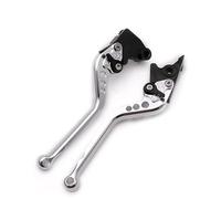 Leviers D'embrayage De Frein De Moto Réglables Pour Honda CB250 1998-2007 CB900 2002-2006 CB599 CB600 1998-2006 NC700S NC700X 2012-2013 CNC(Argent)