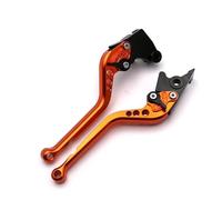 Leviers D'embrayage De Frein De Moto Réglables Pour Yamaha YZF R6S Version Européenne 2006-2007 CNC(Orange)