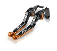 Leviers d'embrayage Et De Frein CNC Réglables Pliables pour Moto pour Yam&AHA YZF R1/R1M/R1S 2015-2021(Style K)