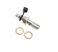 Leviers d'embrayage Frein Moto Boulons de frein moto M10 x 1,25 Vis de flexible de frein Boulon banjo Vis d'étrier d'embrayage de frein universelles Pompe à pied Levier de Frein Moto(One hole A)