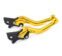 Leviers d'embrayage frein moto Pour Piaggio pour NRG POWER DD pour MEDLEY 125 4T IE ABS 2016-2017 leviers de frein pour avant pour arrière courts accessoires(couleur or)