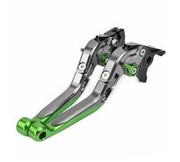 Leviers d'embrayage Frein Pour Kawasaki Pour NINJA 125 Z125 Pour NINJA 400 300R Z300 2008-2019 Levier D'embrayage Frein Leviers D'embrayage Réglables Extensibles En Aluminium Poignée Freinage (Color